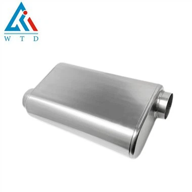 Silenciador de cursa de titani ovalat de 2,5 polzades